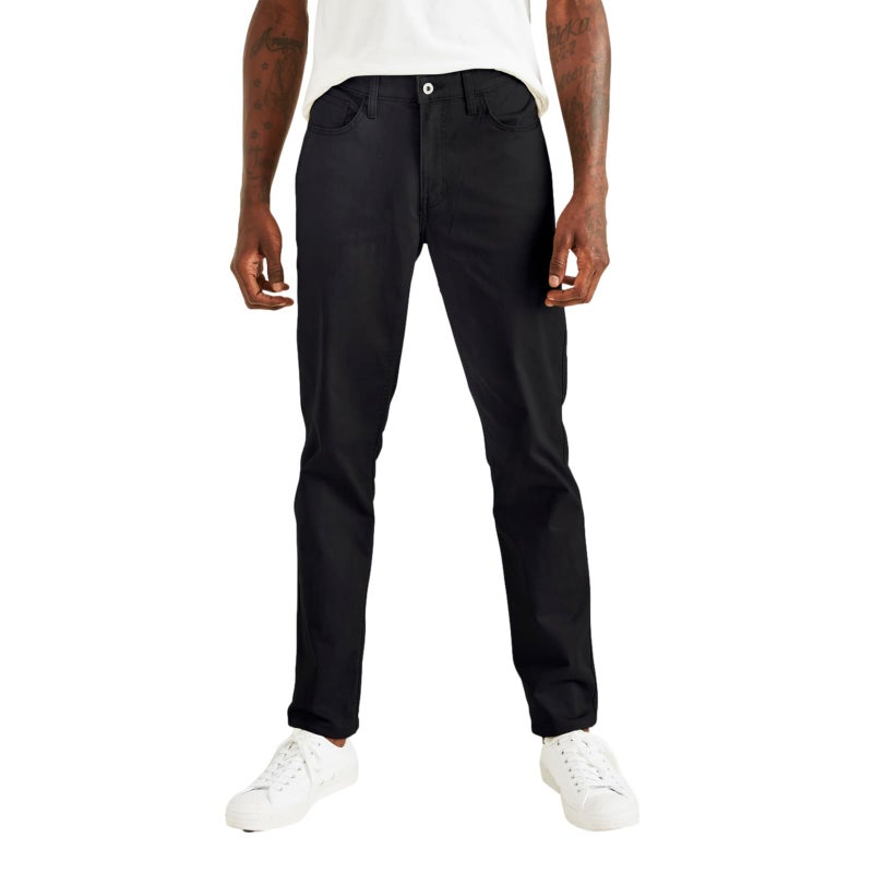 DockersÂ® Men's Jean Cut Straight Fit with All Seasons Techâ„¢, Black, 34W x 34L - Image 1